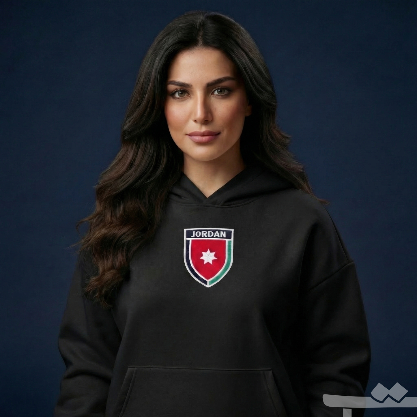 Country Star Hoodie (Flag Shield Embroidery)