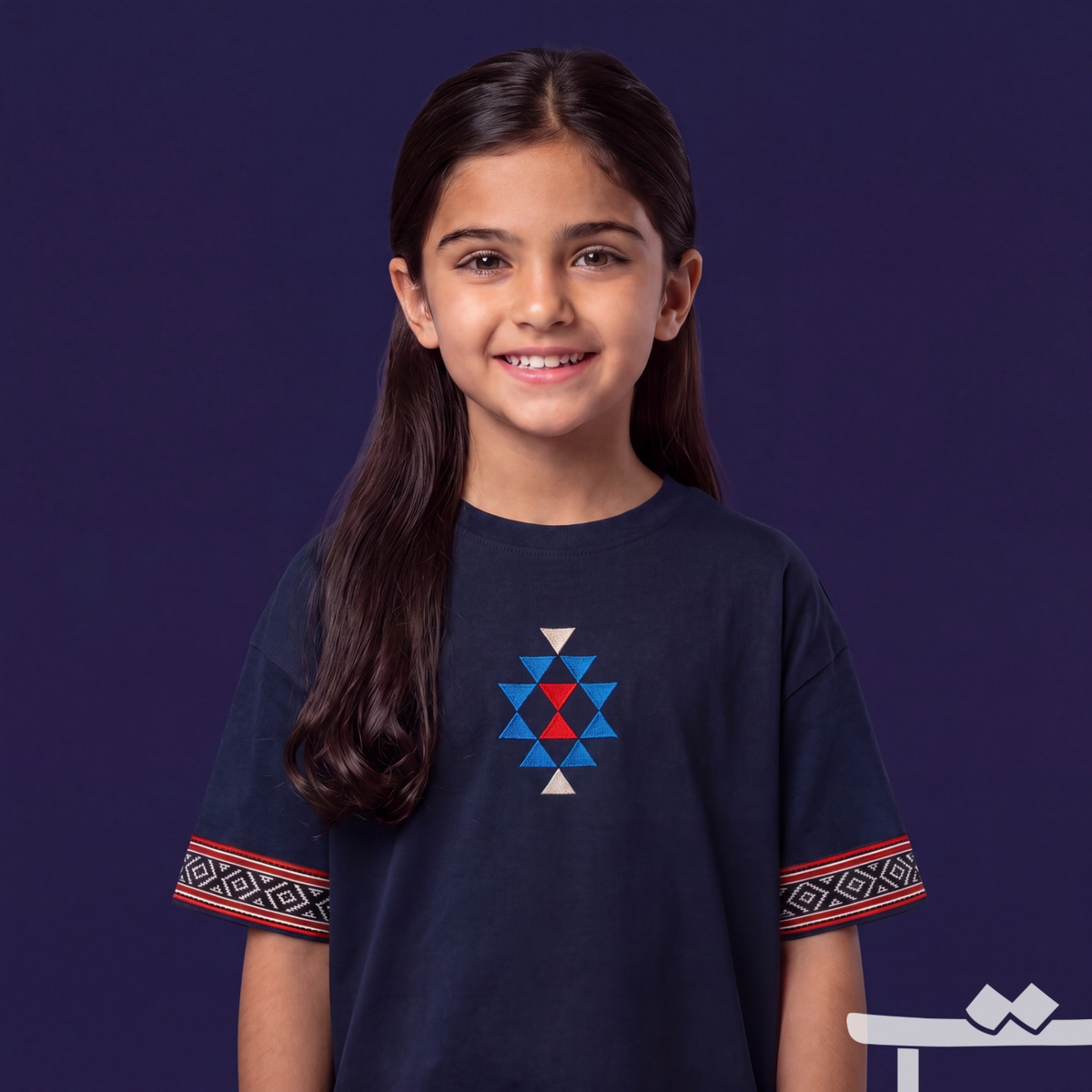 Embroidered kids' T-shirt
