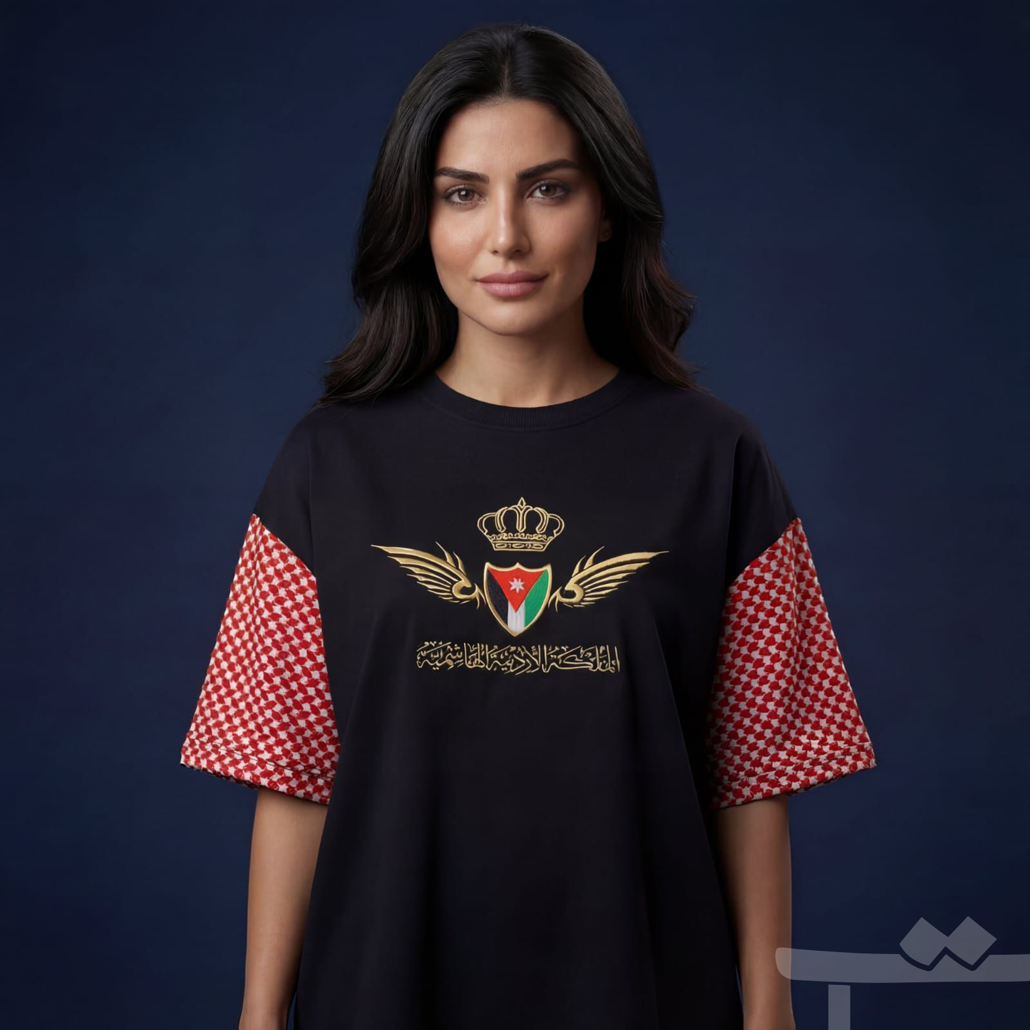 تيشرت الشماغ والعلم