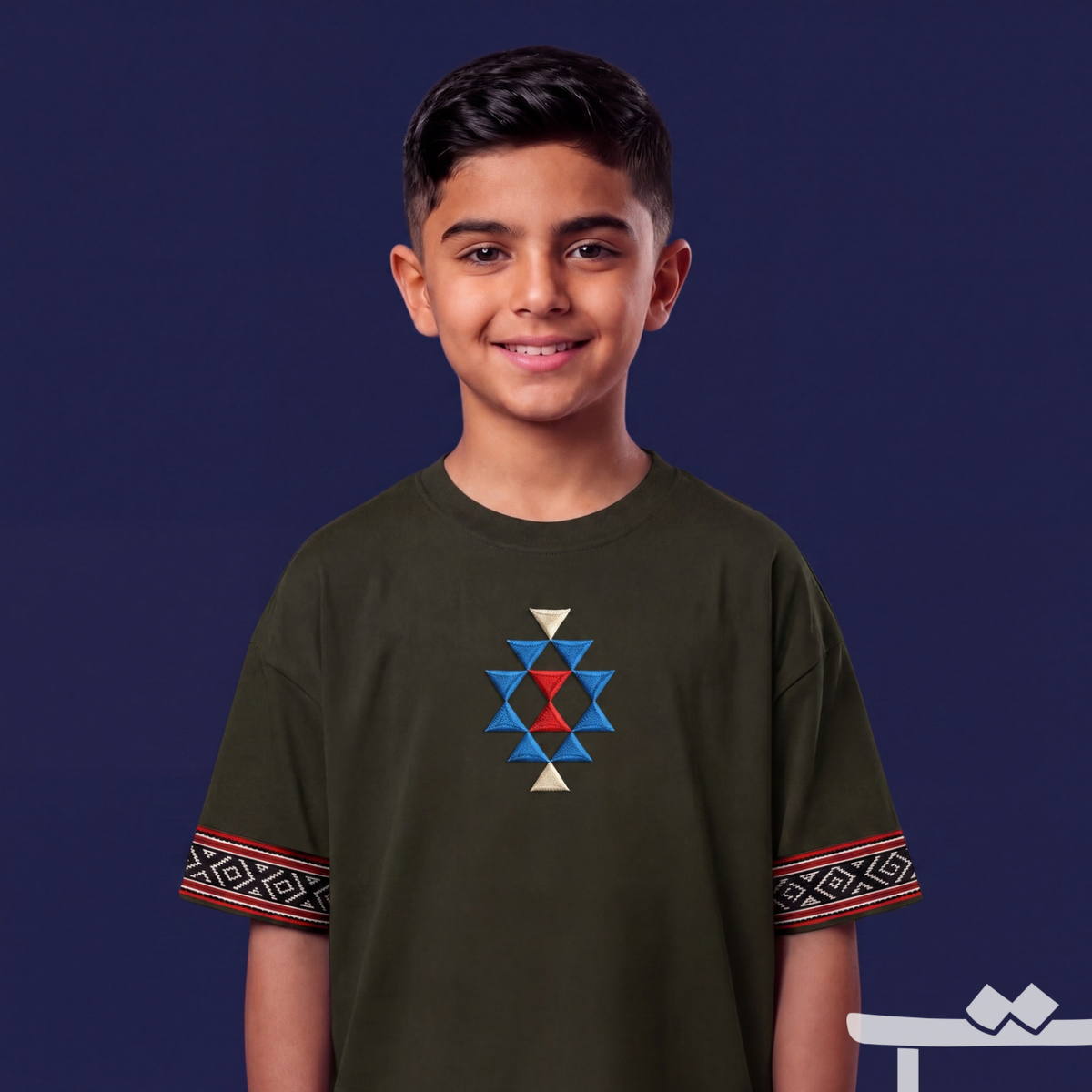 Embroidered kids' T-shirt